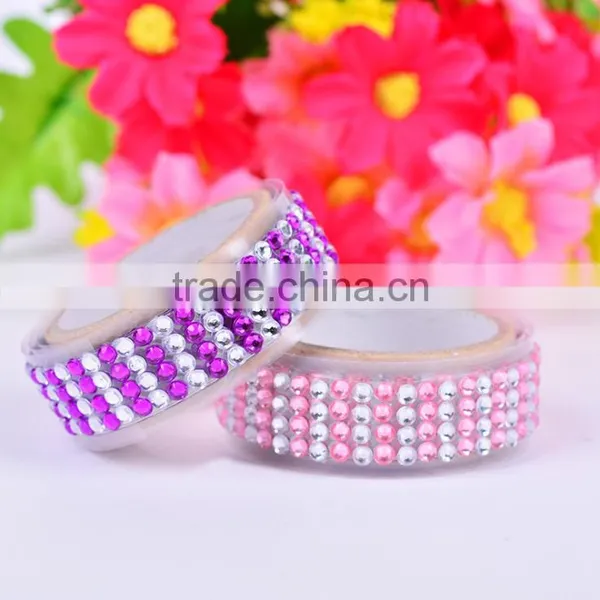 Acrylic Rhinestone With Adhesive Stickers Tape for Diy Scrapbooking photo-4