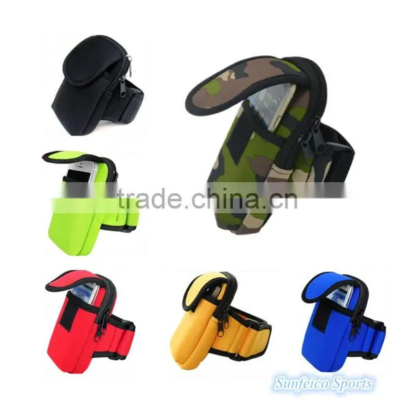Running Exercise Armband Bag Pouch/Outdoor Sports~2 Portable Arm Pack Pocket~6 Colors~Accept Custom photo-6