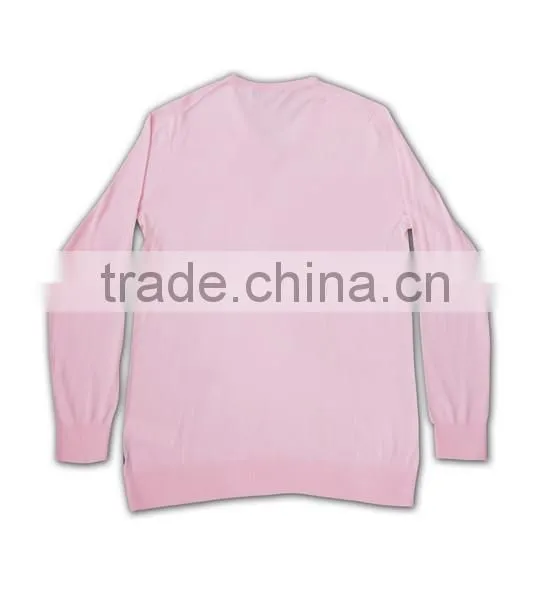 China Manufature 2015 Fitness Own Design Cardigan Pink Sweater photo-6
