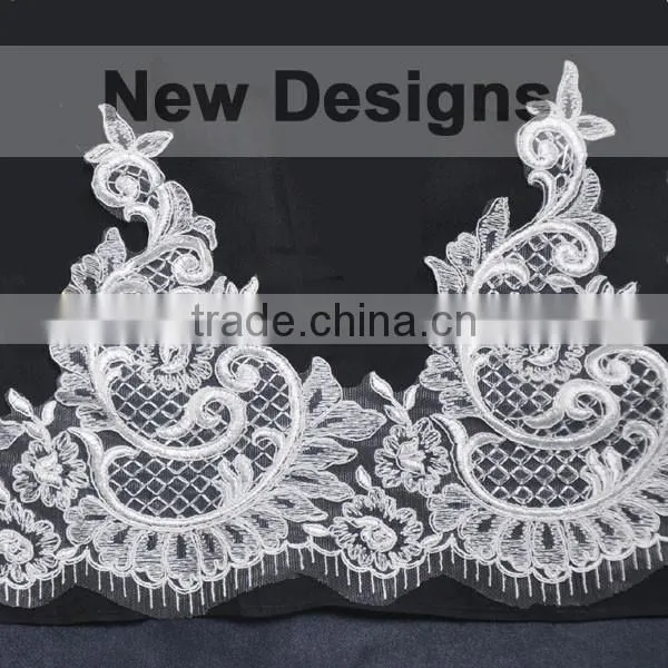 Wedding Polyester French Lace Fabric With New Designs photo-6