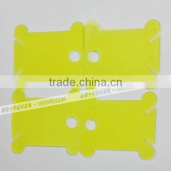 Thread Card Colorful Winding Thread Board Plastic Bobbin Keeper Card for Cross Stitch photo-3