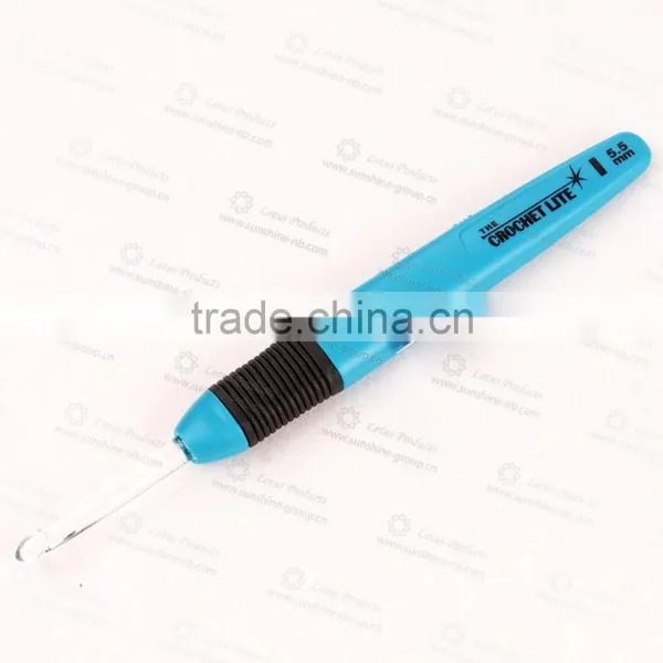 Knitting Needle Lite Crochet Hook Set High Quality Crochet Hook With Light photo-4