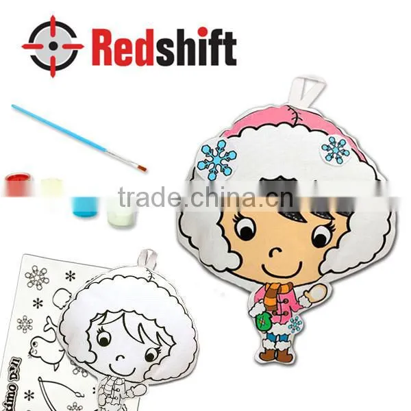 Color Your Culture Doll Charm Make Your Own Doll Diy Toy Coloring Kit photo-2