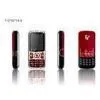 Red Customized Cell Phones, T3899, 3040 Big Speaker, MP3 MP4 Player, T-Flash Card