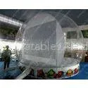8m PVC Plastic Clear Camping Bubble Tent With Inflatable Floor For Park