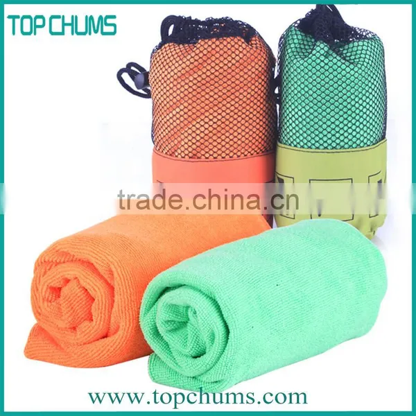Compact Soft Textile Pocket Packed Custom Suede Yoga Microfiber Towel Sports photo-2