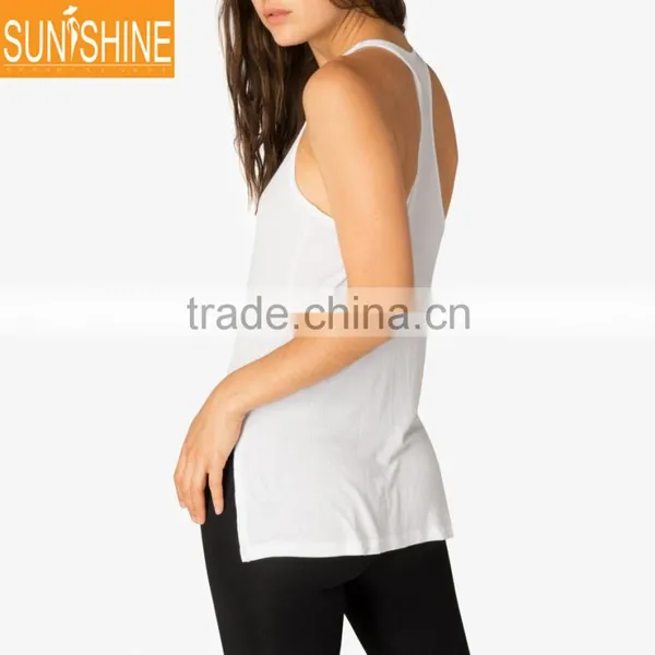 2017 Women Yoga Fitness Shirt Wholesale Dry Fit Shirts Loose Custom Fitted Tops photo-5
