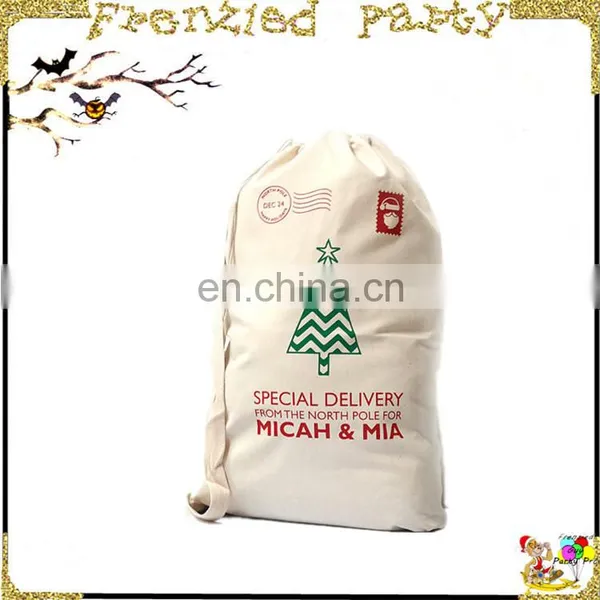 New Christmas Drawstring Santa Sack FGCS-0207 photo-3