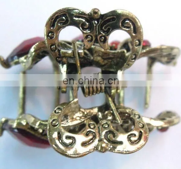 Wholesale Alloy Hair Claw Clip With Rhinestone for Women photo-3