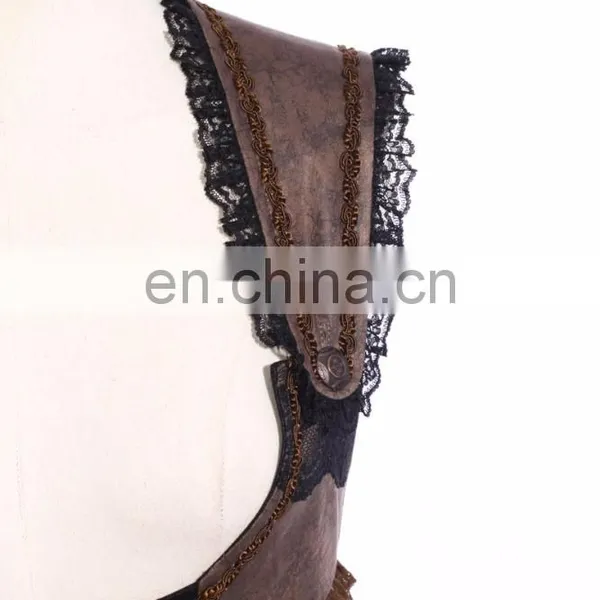 Steam Punk Open Bust Top Corset photo-5