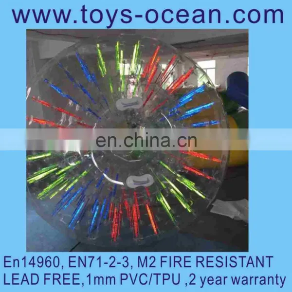Cheap Price Inflatable Shine Color Zorb Balls for Sale,zorb Ball for Bowling photo-2