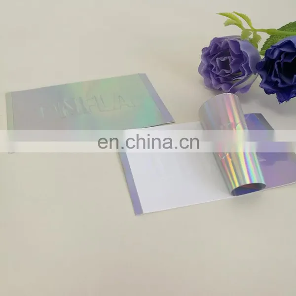 Self-adhesive Removable Radium Laser Sticker Stress Convex Sticker Customized photo-4