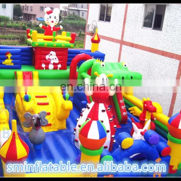Package Mail Inflatable Rabbit Castle Jump Bed Combination Air Castle Airplane Inflatable Slide photo-6