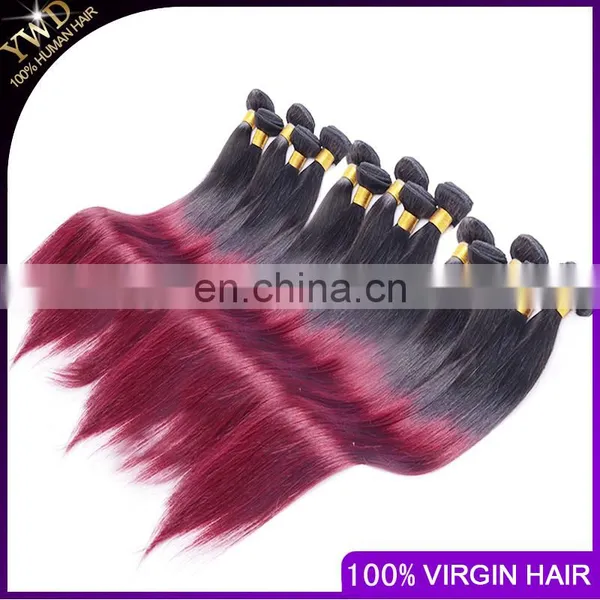 Virgin Peruvian Hair Extensions Ombre Peruvian Virgin Hair Straight Two Tone Ombre Peruvian Hair photo-4