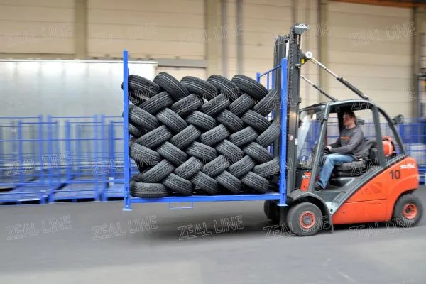 Tire Storage Rack With Tin Floor Tyre Rack Warehouse Rack photo-5