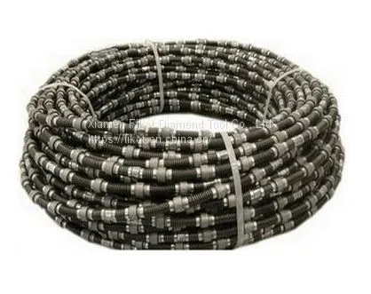 Diamond Wire Saw for Marble Quarry Cutting Wet Dry Spring Diamond Wire 11.5mm