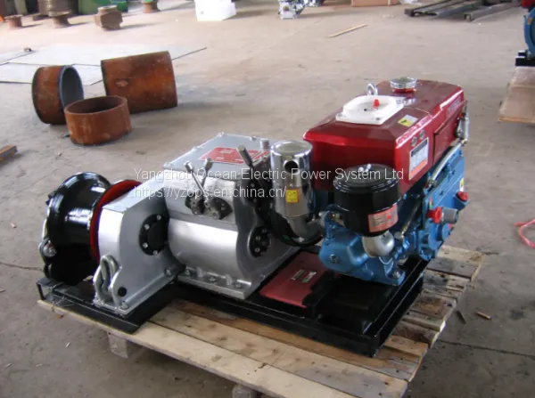 Diesel Engine Powered Winch; Pulling Motored Winch; Cable Pulling Motored Engine Winch photo-3