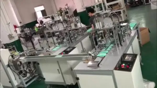 HOT SALE AUTOMATIC FACE MASK MACHINE KN95 FACE MASK PRODUCTION LINE photo-4