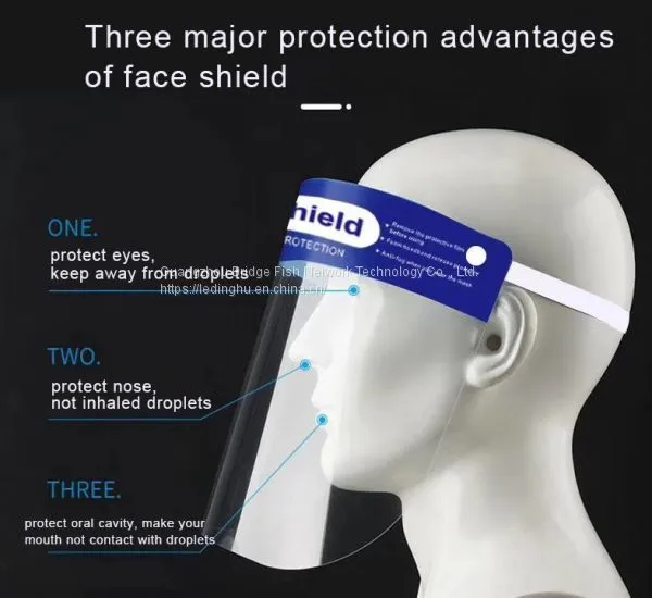 Disposable PET Plastic Face Shield and Eye Protection FDA/CE photo-2