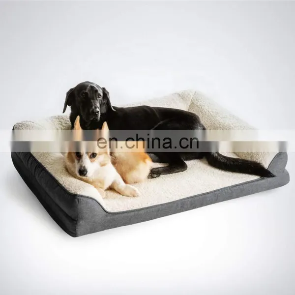 Orthopedic Dog Bed Luxury Pet Bed Bolster Couch Dog Beds With Washable & Removable Cover, Nonskid Bottom photo-2
