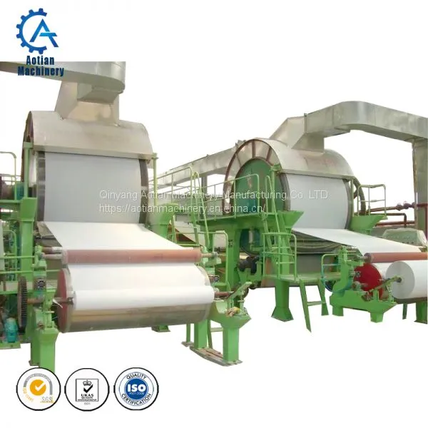 Waste Pulp Paper Recycle Machine Toilet Tissue Paper Making Machine Tissue Paper Machine Automatic photo-4