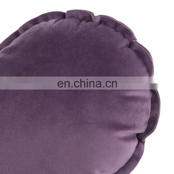 Custom Cute Purple Heart Shaped Pillow Toy Throw Pillows Gift for Living Room photo-4