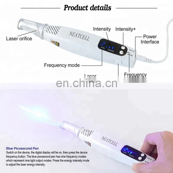Handheld Picosecond Laser Pen Tattoo Scar Freckle Removal Machine Skin Beauty Device photo-4