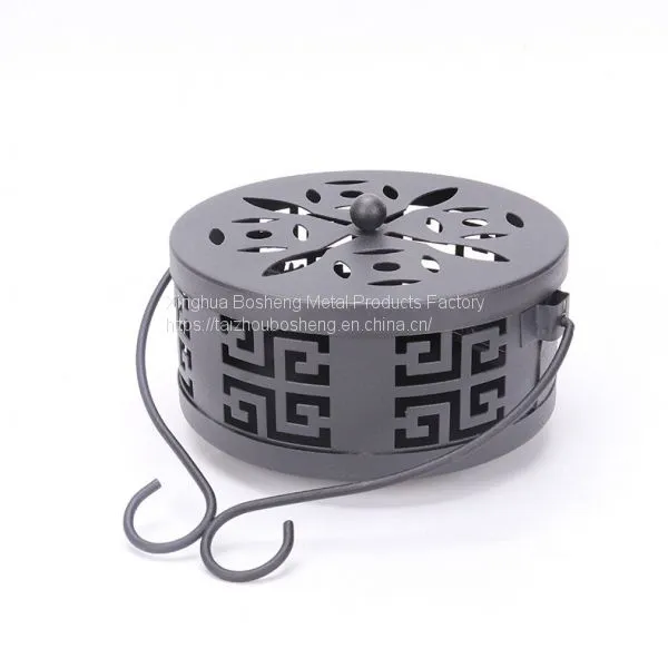 Home Creative Antique Mosquito Incense Burner With Lid Fireproof Incense Burner Portable photo-4