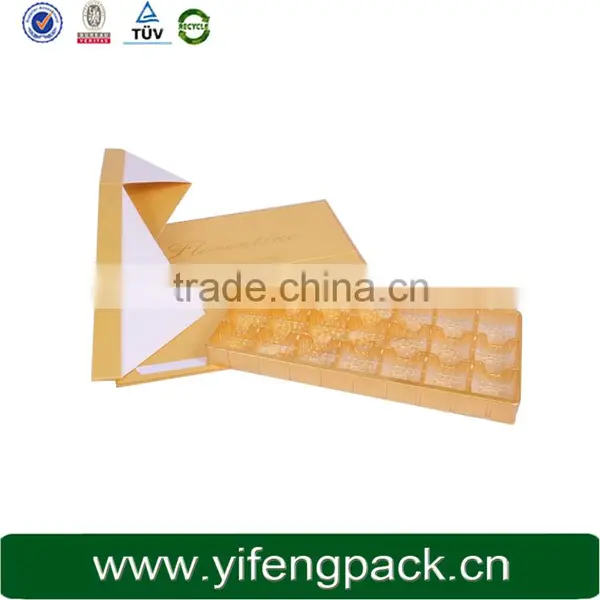 Luxury Fancy Empty Foldable Chocolate Packaging Box photo-3