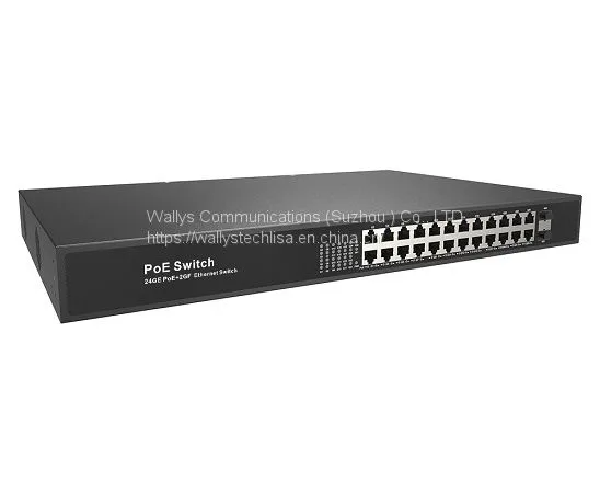 DRPOE33024PF 26-портовый коммутатор PoE на волоконной основе