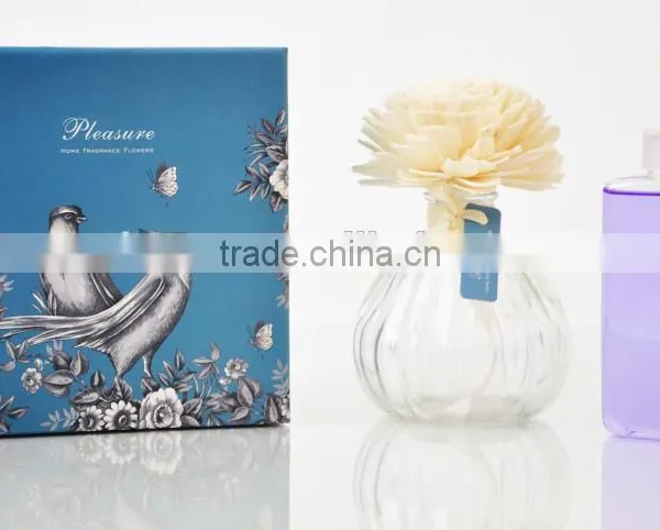 100ml Home Fragrance Aroma Sola Flower Diffuser With Glass Bottle SA-0022 photo-2