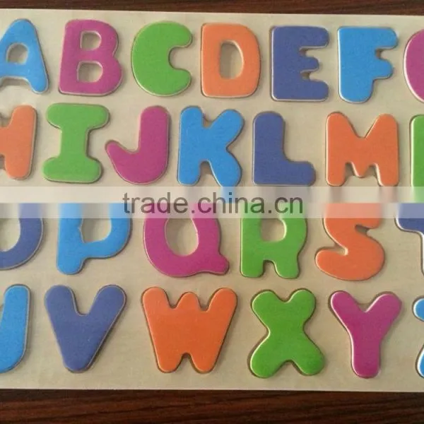 2015 The Natural Process Of Wooden Puzzles Toy Most Popular Kids Learning Letters photo-5