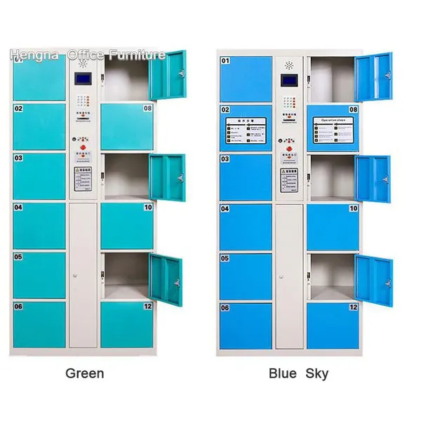 Durable High-Security Digital Storage Lockers With Barcode Identification System for Schools, Hospitals, and Commercial photo-3