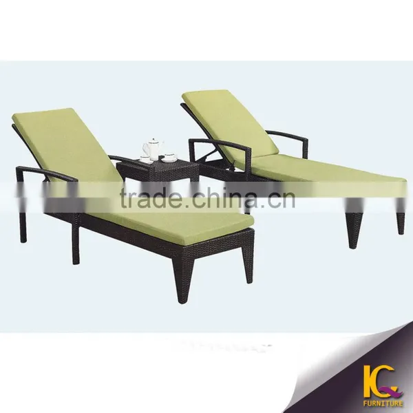 Modern Sun Beach Rattan Lounge Chair/Sun Lounger