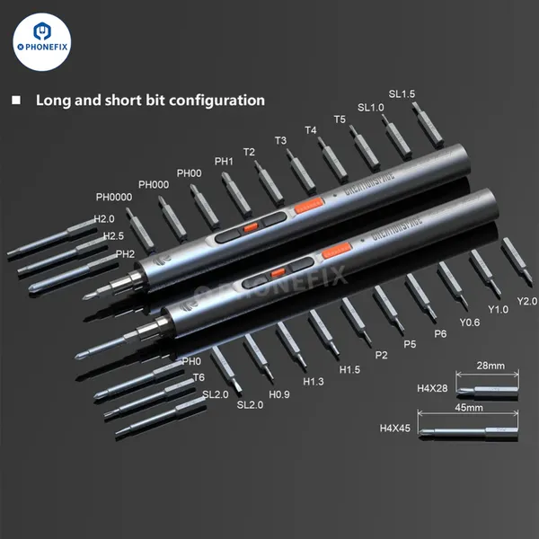High Torque Electric Screwdriver Set for Phone/Laptop/Watch Repair photo-3