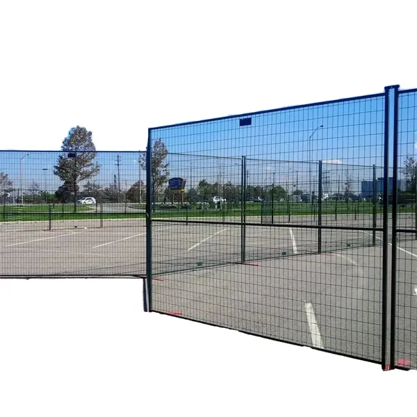 Outdoor Heat-treated Steel Temporary Movable Safety Fence, no Excavation Required, With Waterproof Steel Wire Driveway Guardrail