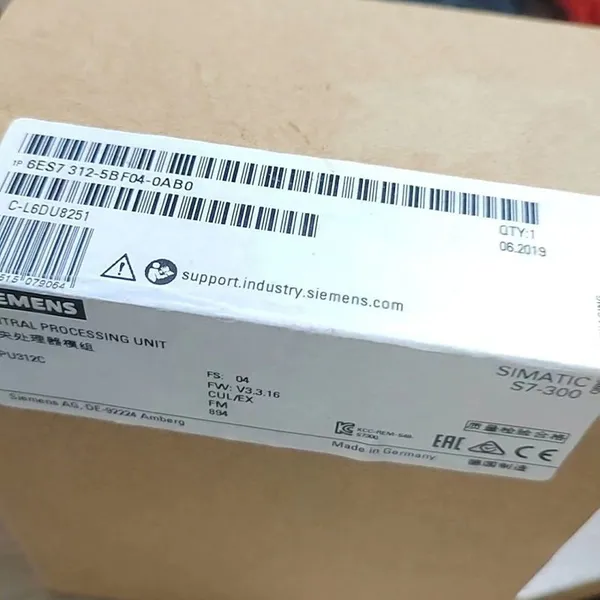 6ES7312-1AE14/5BF04-0AB0 Price Suppliers Siemens PLC CPU Unit CPU Controller 312/312C SIMATIC Siemens S7-300 PLC Module photo-2