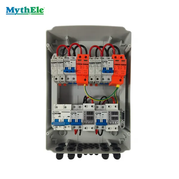 MythEle MXN 2-Input 2-Output Solar Combiner Box for Residential & Commercial PV photo-3