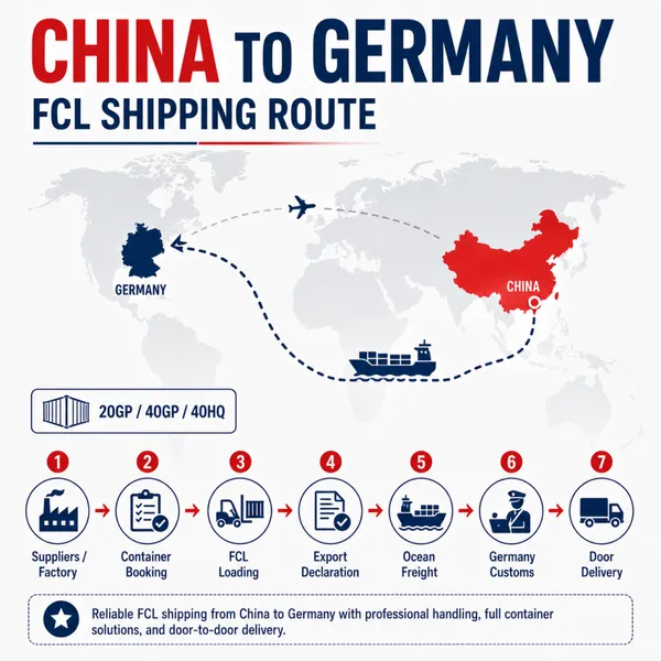 China to Germany FCL Container Shipping Agent for Commercial Cargo photo-5