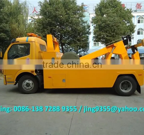 Famous Dongfeng 5 Ton Rotator Tow Truck,small Wrecker Tow Truck on Sale in Kyrgyzstan photo-2