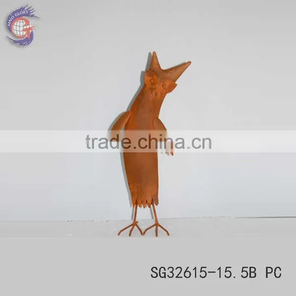 Rust Garden Decoration Metal Bird photo-5