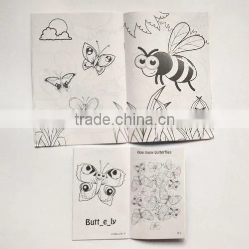2015 New Design Drawing Set Kids Coloring Book With Crayons photo-6