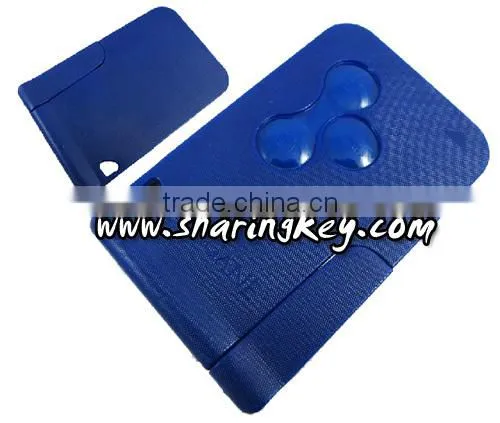 3 Button Remote Smart Card Blue Colour for Reanult Megana