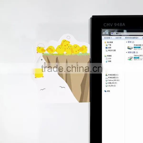 Promotional Plastic Packed Sticky Note Pad, Funny Note Pads, Fancy Note Pad photo-2
