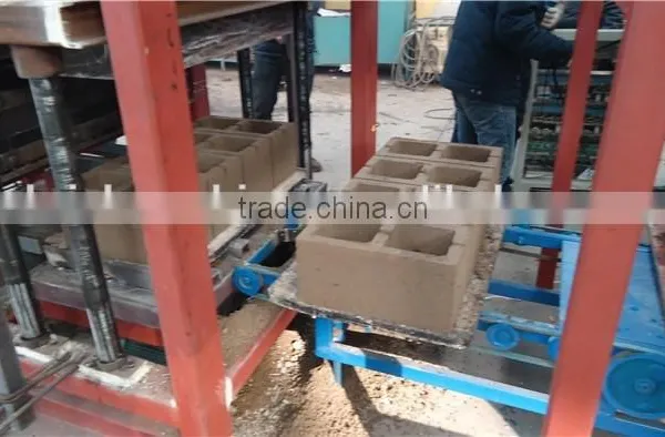 QT4-25 Hydraulic Plants Concrete Hollow Block Making Machinery With PLC Control Box photo-6