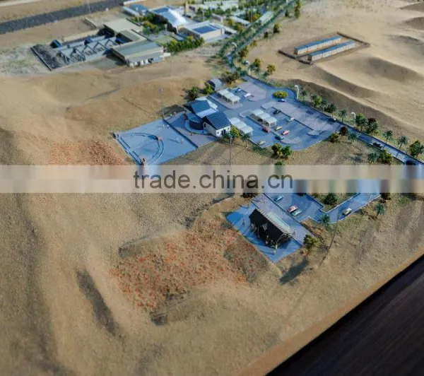 1:300 Al Ain Shooting Club Planning Model Making for Exhibition photo-2