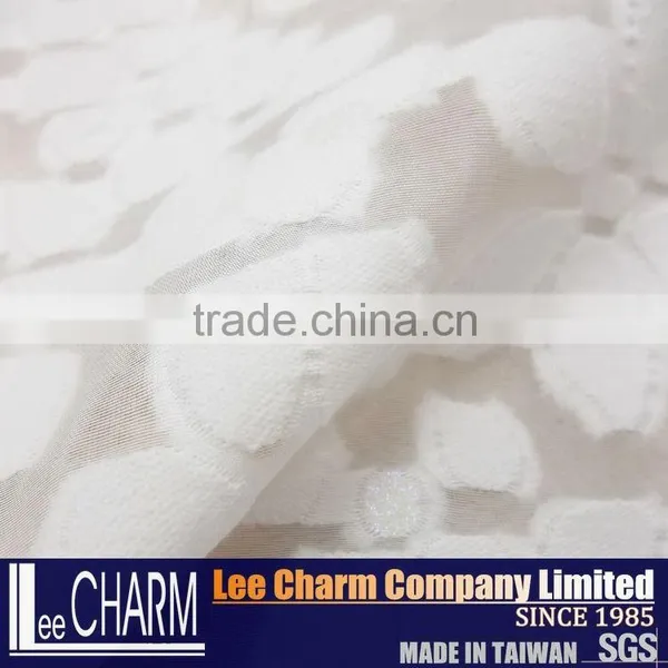 Metallic Petals Pattern Fashion Apparel Jacquard Fabric photo-5