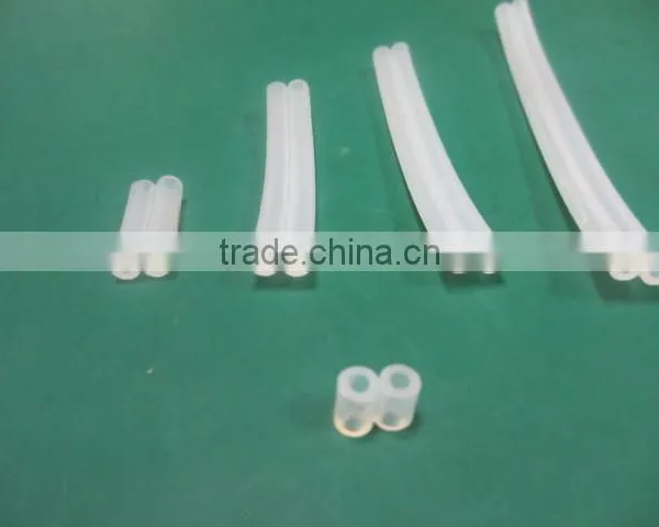 Food Grade FDA Dual Lumen Silicone Tubing /double Hole Silicone Tube photo-2