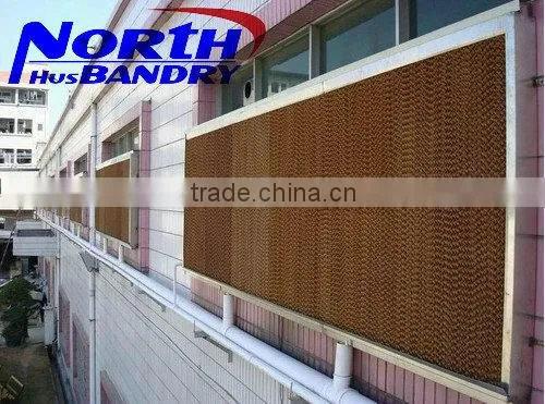 Greenhouse/poultryhouse Cooling System Evaporative Cellulose Cooling Pad/Water Curtain