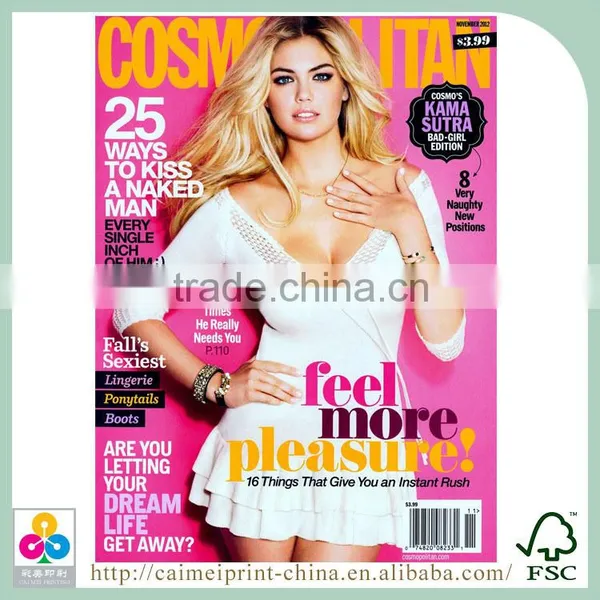 Custom Cheap Sexy Magazine Printing photo-2